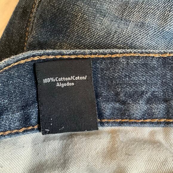 Calvin Klein Men Jeans size 34 Blue Mid Rise Straight Fit - Picture 9 of 11